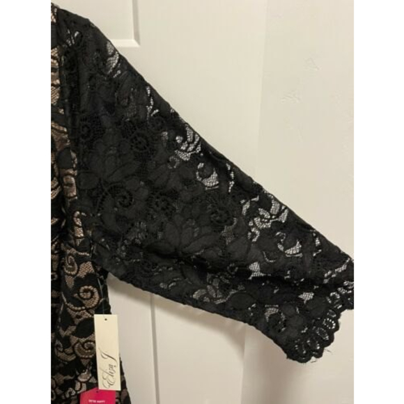 Eliza J Women's Lace Flounce Hem Dress - Picture 7 of 8